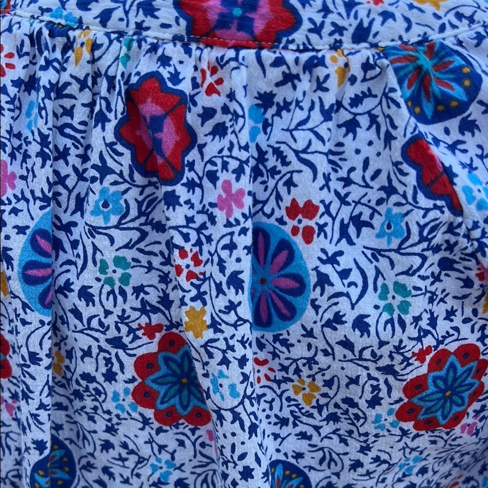 Boden Long Sleeve Floral Peasant Top UK 10 / US‎ 6 - 100% Cotton - Picture 3 of 6